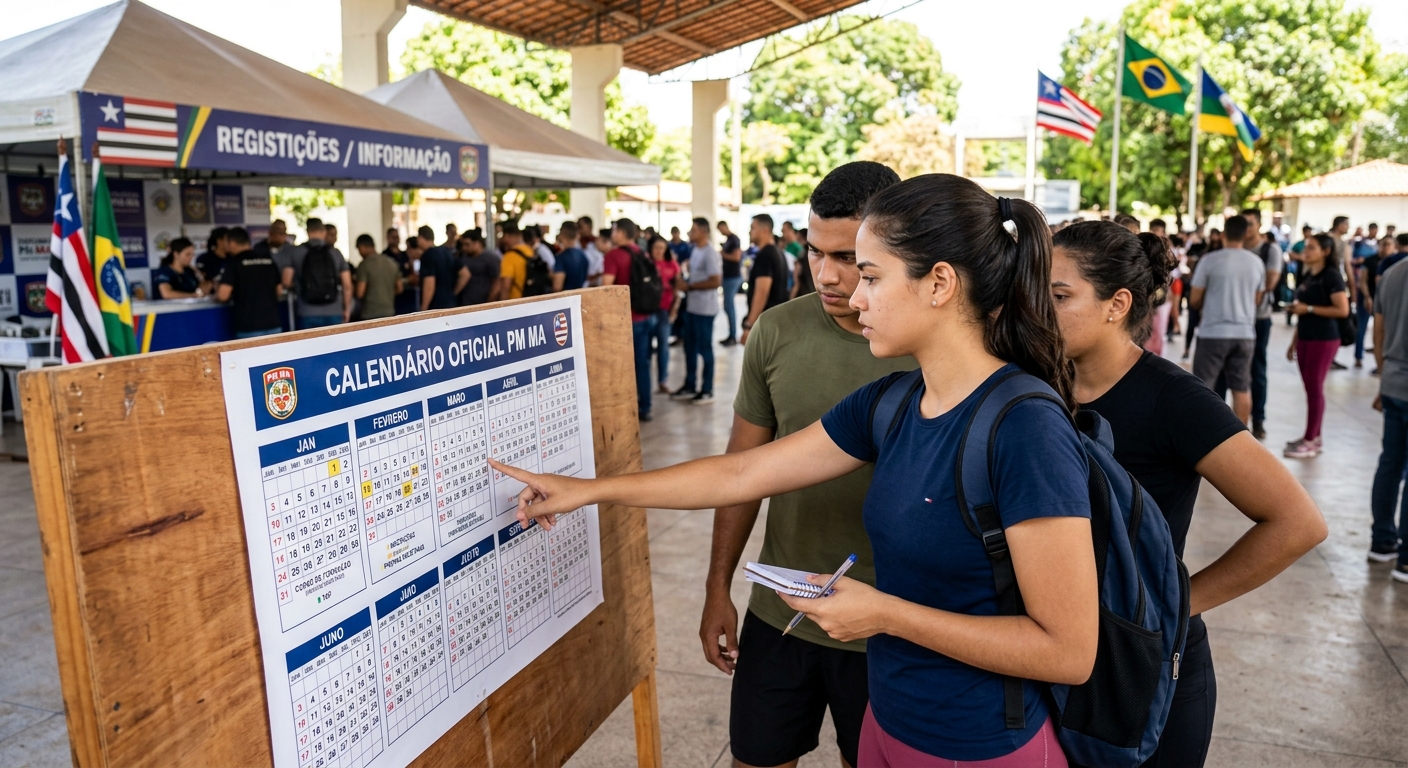 Como o Calendário do Concurso PM MA Afeta sua Preparação