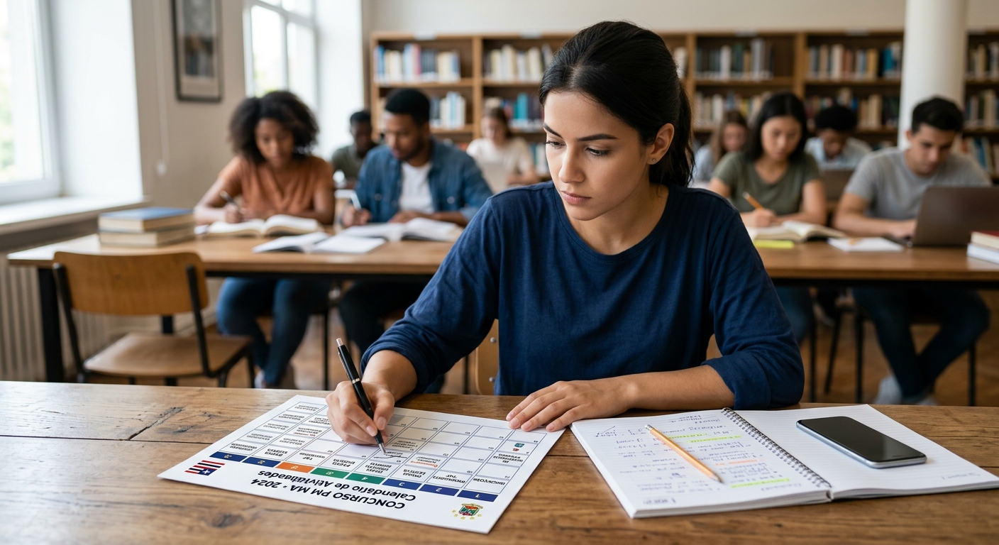 Como o Calendário Auxilia na Preparação Física para o Concurso PM MA